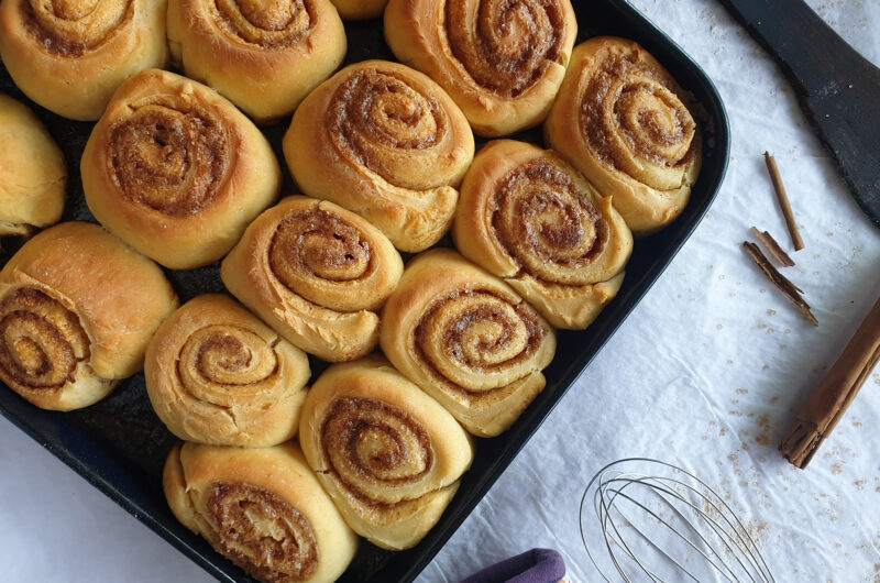 Sun's out buns out :  easy Cinnamon buns recipe